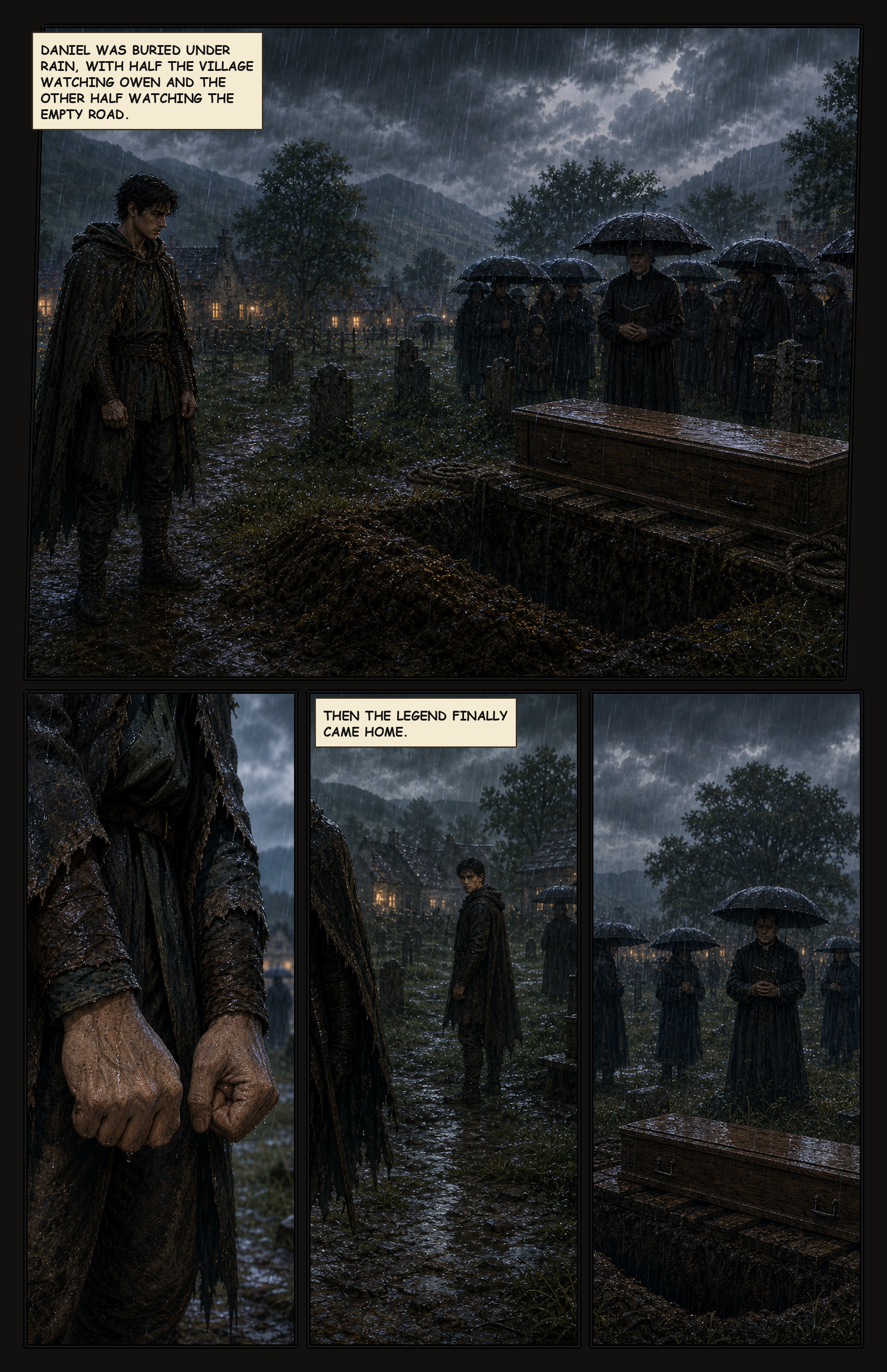 Grandfather's Sword comic issue one page one
